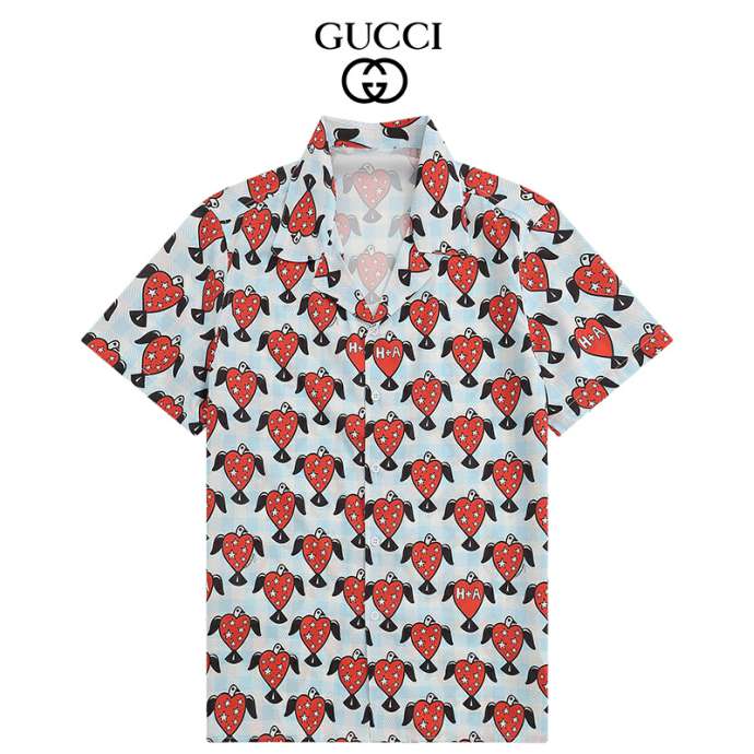 Picture of Gucci Shirt Short _SKUGucciM-3XLA8522363